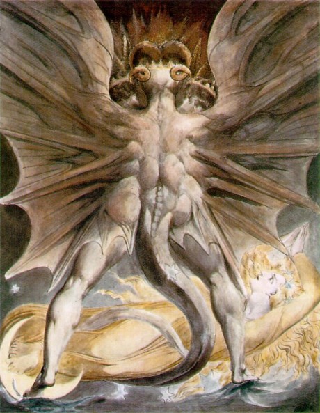 william blake red dragon. Great Red Dragon and the Woman