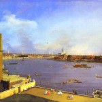 The Thames and the City of London from Richmond by Canaletto